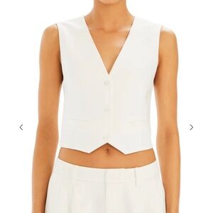 SER.O.YA White Sleeveless Vest